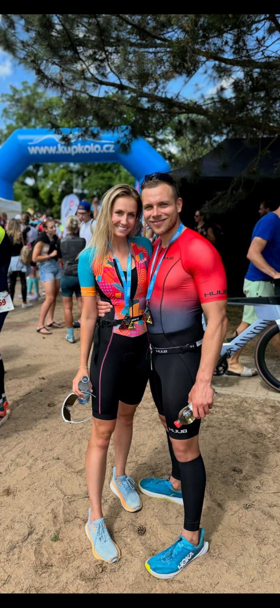 Naďa a Miloš - společná fotka